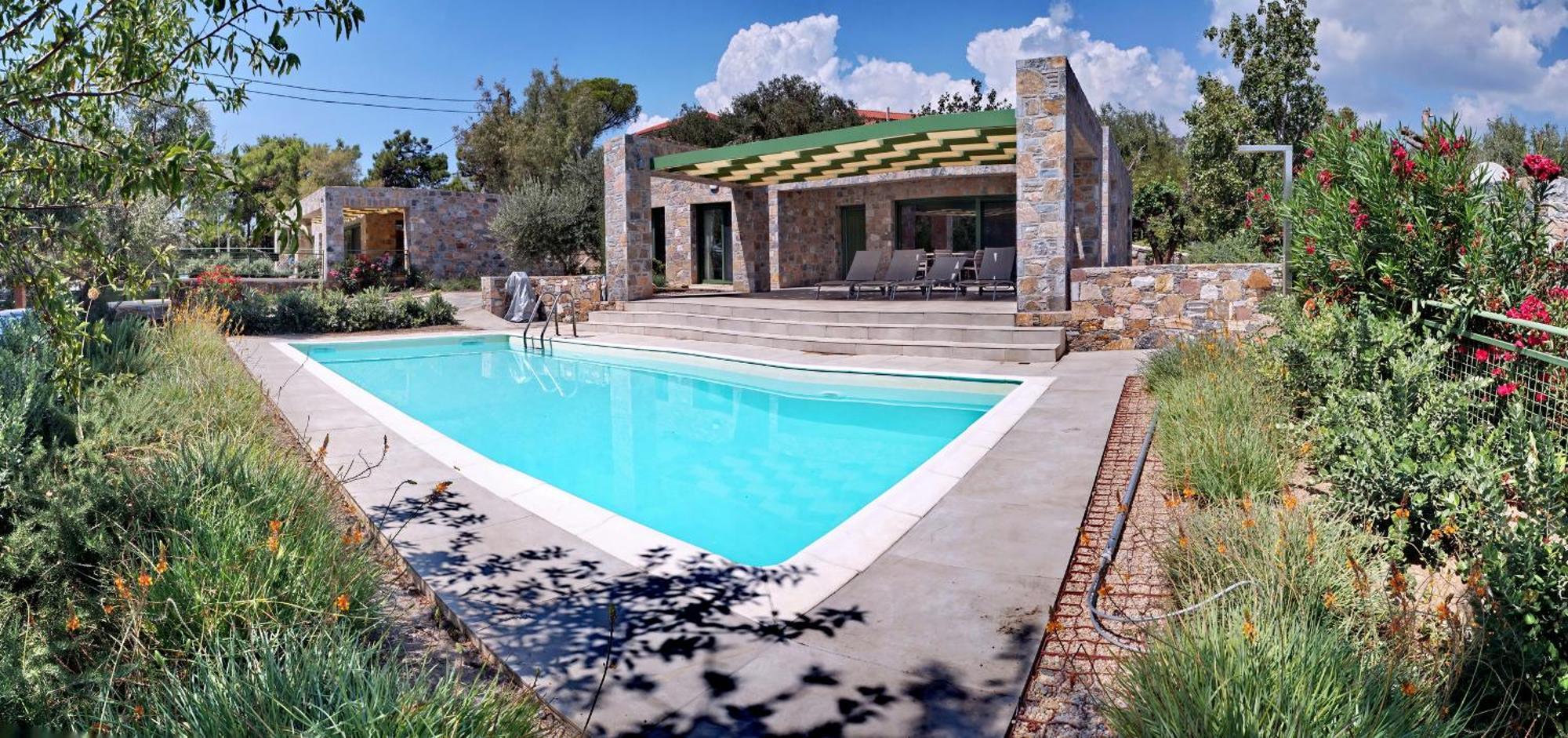 Ouzo Stone House 1 With Private Pool Villa Plomári Kültér fotó