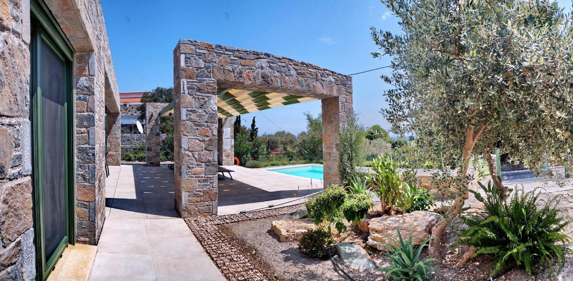 Ouzo Stone House 1 With Private Pool Villa Plomári Kültér fotó